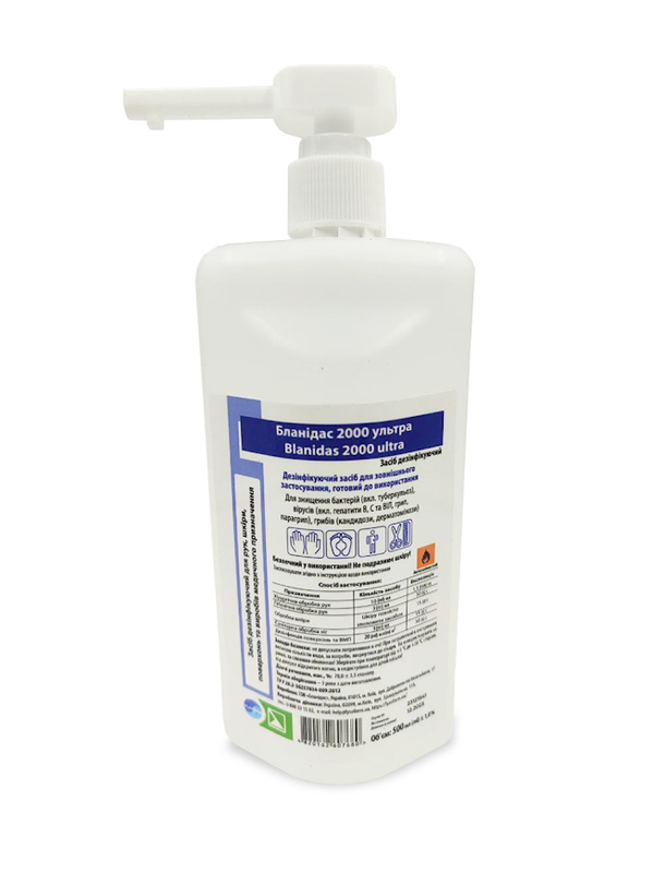 Засіб дезінфікуючий “Бланідас 2000 ультра (Blanidas 2000 ultra)” 500 мл